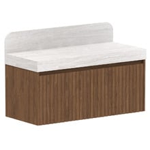 Harper 1135mm Wall Hung Single Vanity with Solid Surface Countertop